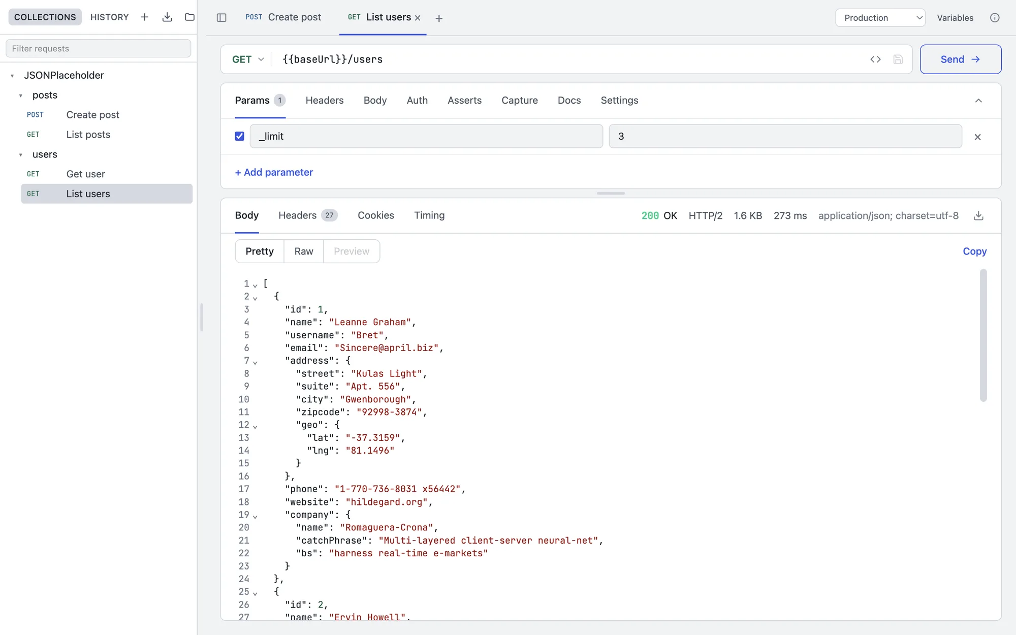The Ping desktop app in the Light theme